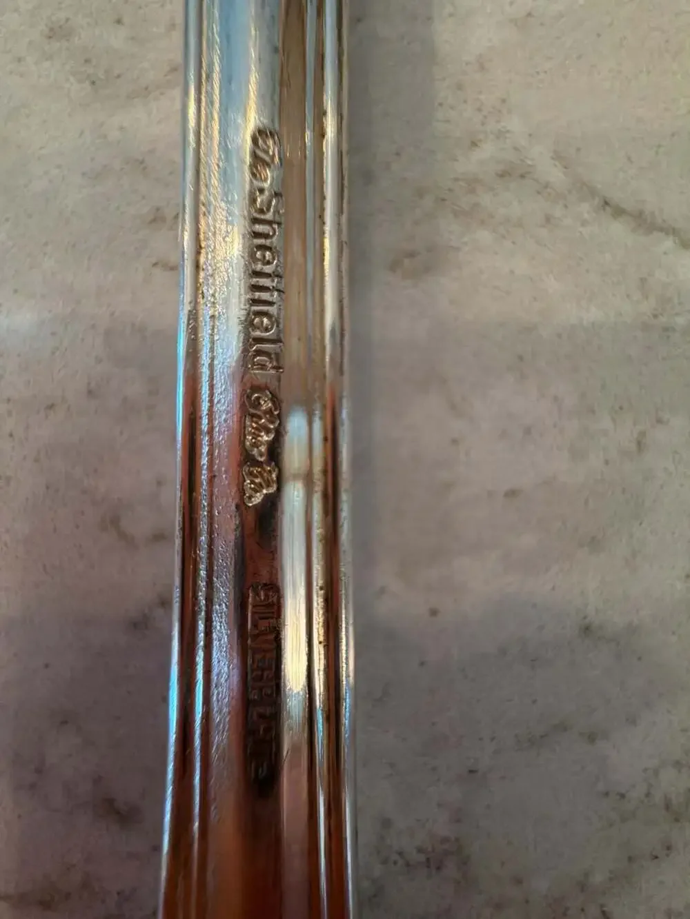 Vintage Sheffield Silver Co. Silverplate Serving Spoons - Set‎ of 2